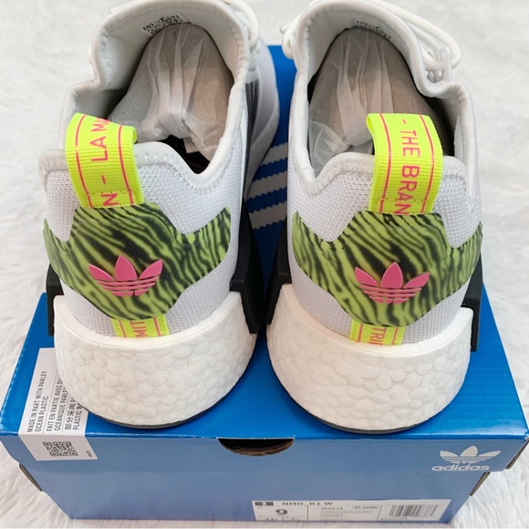 Adidas women's NMD R1 shoes sneakers Cloud White / Core Black / Solar - Picture 8 of 12